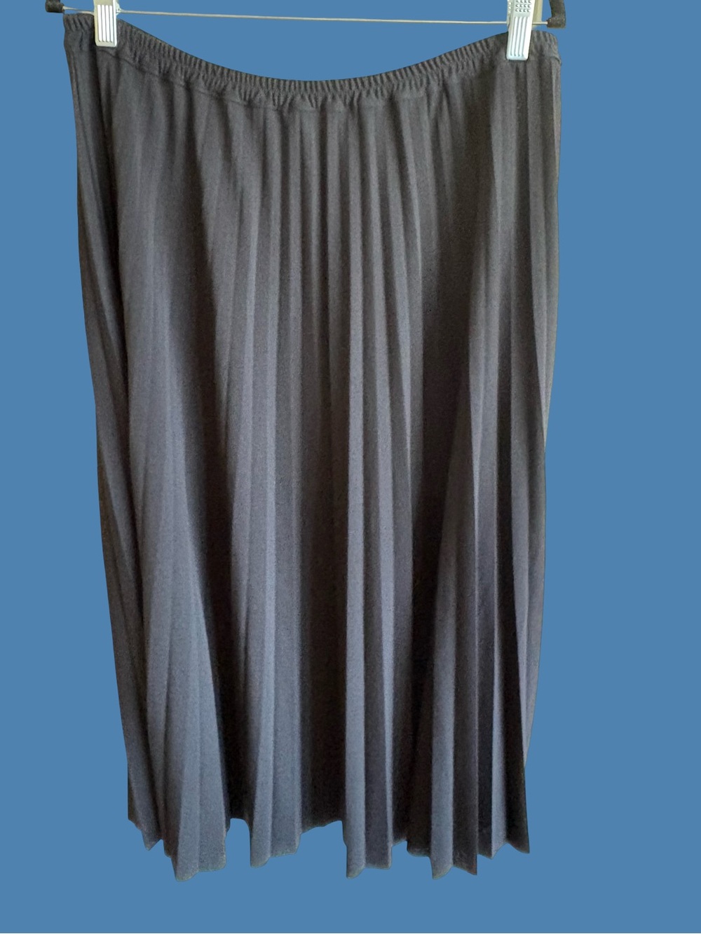 Mango Black Pleated Maxi Skirt